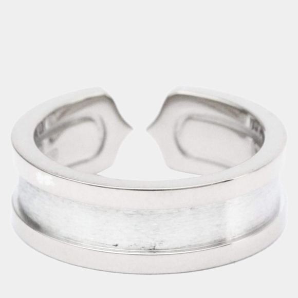 SOLD- Cartier C De Cartier 18K White Gold Diamond Ring - Picture 12 of 12